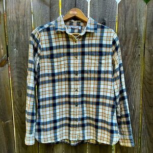 Plaid Flannel Woolrich Button-Down Shirt size S/P